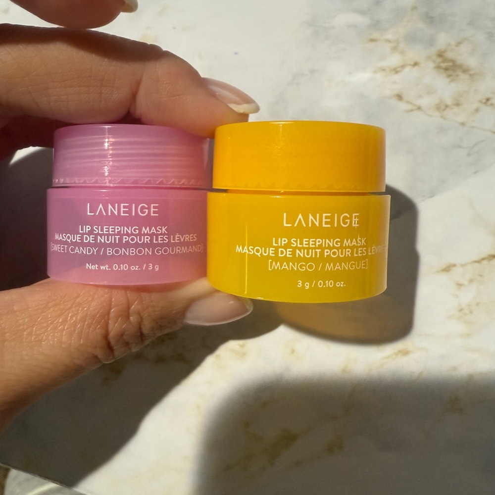 LANEIGE Lip Sleeping Mask Duo - Pink and Yellow